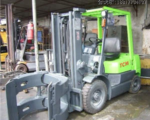 二手TCM圓夾報叉車